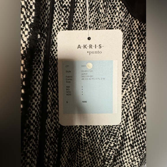 Akris punto tweed jacket size 4 - Picture 6 of 6